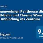 Sonnenwohnen Penthouse direkt bei U-Bahn und Therme Wien mit Top Anbindung ins Zentrum